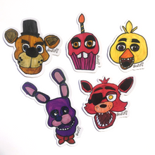Load image into Gallery viewer, FNAF sticker pack