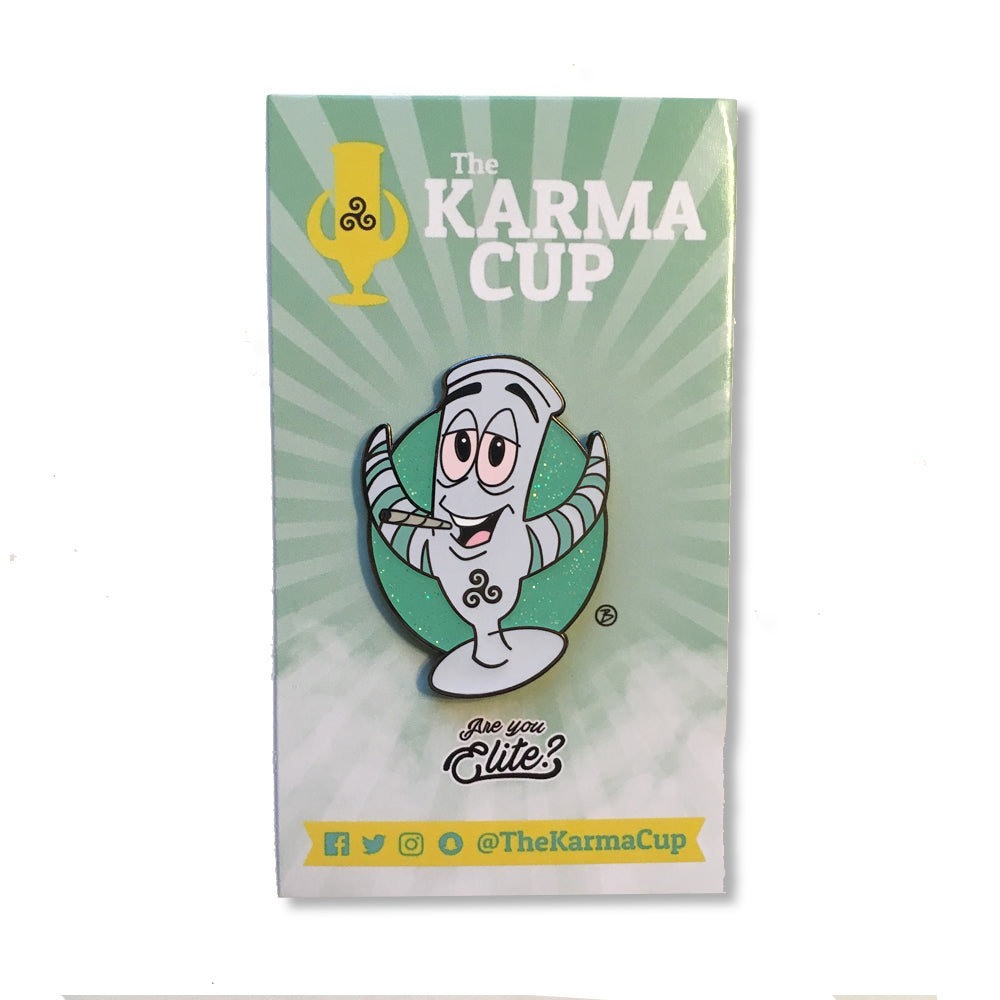 Karma Cup Cuppy pin