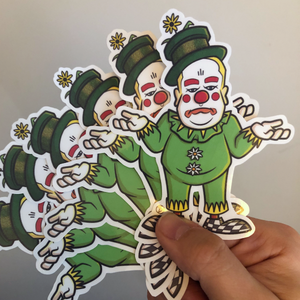 Ontario Clown sticker